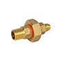 3/4 Inch (in) Male National Pipe Thread (MNPT) x 3/8 Inch (in) Male Flare Brass Dielectric Union - (704-102)