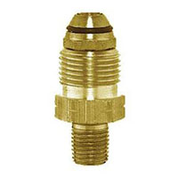 Soft Nose Prest-O-Lite (POL) Connection Type Inlet Fitting - (000970S)