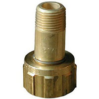 3/8 Inch (in) Hose Connection Size (A) 3171 Series Short Type Hose Coupling for Vapor and Liquid Service - (003171#)