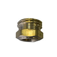 1 3/4 Inch (in) Male Dimension A American Corps of Mechanical Engineering (ACME) Brass Adapters - (005764D)