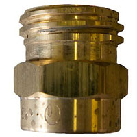 1 3/4 Inch (in) Male Dimension A American Corps of Mechanical Engineering (ACME) Brass Adapters - (005764E)