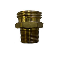 1 3/4 Inch (in) Male Dimension A American Corps of Mechanical Engineering (ACME) Brass Adapters - (005765E)