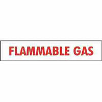 8 x 30 Inch (in) FLAMMABLE GAS Decal - (04-V-17A)""