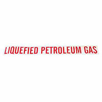 4 x 26 Inch (in) LIQUEFIED PETROLEUM GAS Decal - (04-V-302BB)""