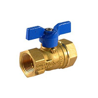 1/2 Inch (in) Inlet Connection Size Blue Top Gas Ball Valve - (101-413)