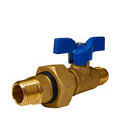 1/2 Inch (in) Inlet Connection Size Male National Pipe Thread (M.NPT) Dielectric Ball Valve - (101-703DU)