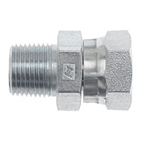 1/2 Inch (in) Size Male National Pipe Thread (MNPT) x 3/4 Inch (in) Size Female Swivel Hose Adapter