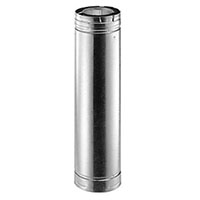 6 Inch (in) Length Galvanized Venting Pipe - (46DVA-06)