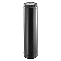 48 Inch (in) Length Black Venting Pipe - (46DVA-48B)