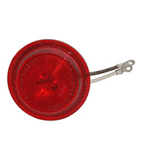 Red Light-Emitting Diode (LED) Lens Insert with 2 Eyelets - (660001)