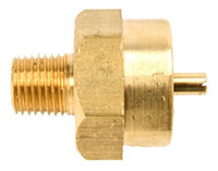 1/4 Inch (in) Male Pipe Thread Size  High Pressure Brass Connection Fitting - (73754)