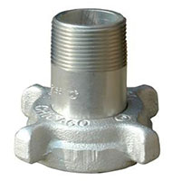 1 1/4 Inch (in) Hose Connection Size (A) 3185 Series Short Type Hose Coupling for Vapor and Liquid Service - (A003185)