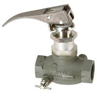 A7707 Series 1 Inch (in) Inlet Connection Size Quick-Acting Hose-End Valve - (A007707L)