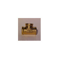 1/4 Inch (in) Size Female Pipe Thread (FPT) Tee - (B101C)