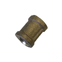 1/8 Inch (in) Size Female Pipe Thread (FPT) to Female Pipe Thread (FPT) Coupling - (B103A)