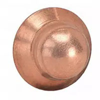 1/4 Inch (in) Tube Outer Diameter (O.D.) Copper Seal Bonnet