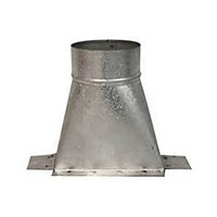 Oval-to-Round Flue Adapter - (DV-648)