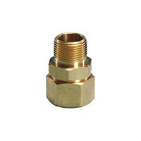 Autoflare® 1/2 Inch (in) Size Brass Straight Mechanical Fitting - (FGP-FST-500)