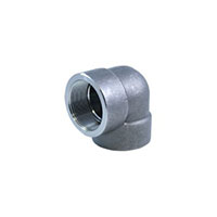 1-1/4 Inch (in) Thread Size and 90 Degree Forged Steel Elbow - (FS1.25-ELL-90)