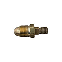 9/16 Inch (in) x 12 LH Inlet Fitting x Full Flow Prest-O-Lite (POL) 7/8 Inch (in) Hex Nut Connector