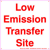 Low Emission Transfer Site White Prest-O-Lite (POL)