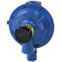 LV4403Y Series 1/2 Inch (in) Inlet Connection Size and 3/4 Inch (in) Outlet Connection Size Second Stage Regulator for 2 Pounds Per Square Inch (PSI) Systems - (LV004403Y46R)