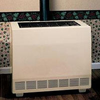 50,000 BTU Heat Rating B-Vent Visual Flame Closed Front Room Heater - (RH-50CL)