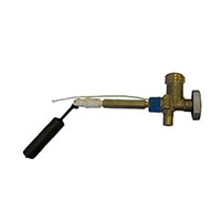 40# Overfilling Prevention Device (OPD) Compact Cylinder Valve with 7 Inch (in) Dip Tube