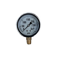 2-1/2 Inch (in) Case Size Pressure Gauge - (SGL2.5-300)