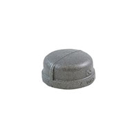3/8 Inch (in) Thread Size Standard Steel Cap Fitting - (ST.375-CAP)