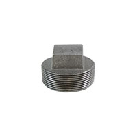 3/8 Inch (in) Thread Size Standard Steel Plug - (ST.375-PLUG)