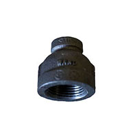 3/4 x 1/4 Inch (in) Size Standard Steel Reducing Coupling - (ST.75X.25RC)