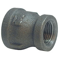 1 x 3/8 Inch (in) Size Standard Steel Reducing Coupling - (ST1X.375RC)