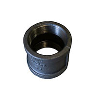 2 Inch (in) Thread Size Standard Steel Coupling - (ST2-COUP)