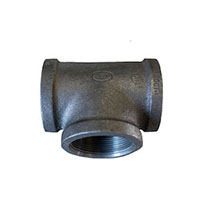 2 Inch (in) Thread Size Stainless Steel 3-Way Tee Pipe Fitting - (ST2-TEE)