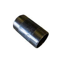 4 Inch (in) Length and 2 Inch (in) Male National Pipe Thread (MNPT) Nipple - (ST2X4NIP)