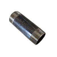 6 Inch (in) Length and 2 Inch (in) Male National Pipe Thread (MNPT) Nipple - (ST2X6NIP)