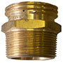 1 3/4 Inch (in) Male Dimension A American Corps of Mechanical Engineering (ACME) Brass Adapters - (005765F)