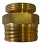 3 1/4 Inch (in) Male Dimension A American Corps of Mechanical Engineering (ACME) Brass Adapters - (005769K)