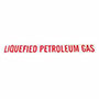 4 x 26 Inch (in) LIQUEFIED PETROLEUM GAS Decal - (04-V-302BB)""