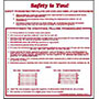 SAFETY IS YOU Decal - (10-V-123)