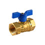 3/8 Inch (in) Inlet Connection Size Blue Top Gas Ball Valve - (101-412)