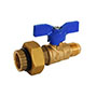 1/2 Inch (in) Inlet Connection Size Female National Pipe Thread (F.NPT) Dielectric Ball Valve - (101-513DU)