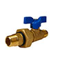 1/2 Inch (in) Inlet Connection Size Male National Pipe Thread (M.NPT) Dielectric Ball Valve - (101-703DU)