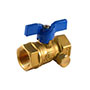 3/4 Inch (in) Inlet Connection Size Gas Ball Valve with Side Tap - (102-304)