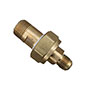 3/4 Inch (in) Male National Pipe Thread (MNPT) x 1/2 Inch (in) Male Flare Brass Dielectric Union - (704-103)