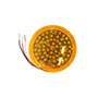 Amber Shallow Light-Emitting Diode (LED) Lens