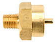 1/4 Inch (in) Male Pipe Thread Size  High Pressure Brass Connection Fitting - (73754)