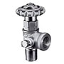 7550 Series 3/4 Inch (in) Outlet Connection Size Flange Seal Liquid Transfer Angle Valve - (A007550P)