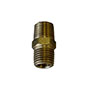 1/4" X 1/4" Brass Hex Nipple